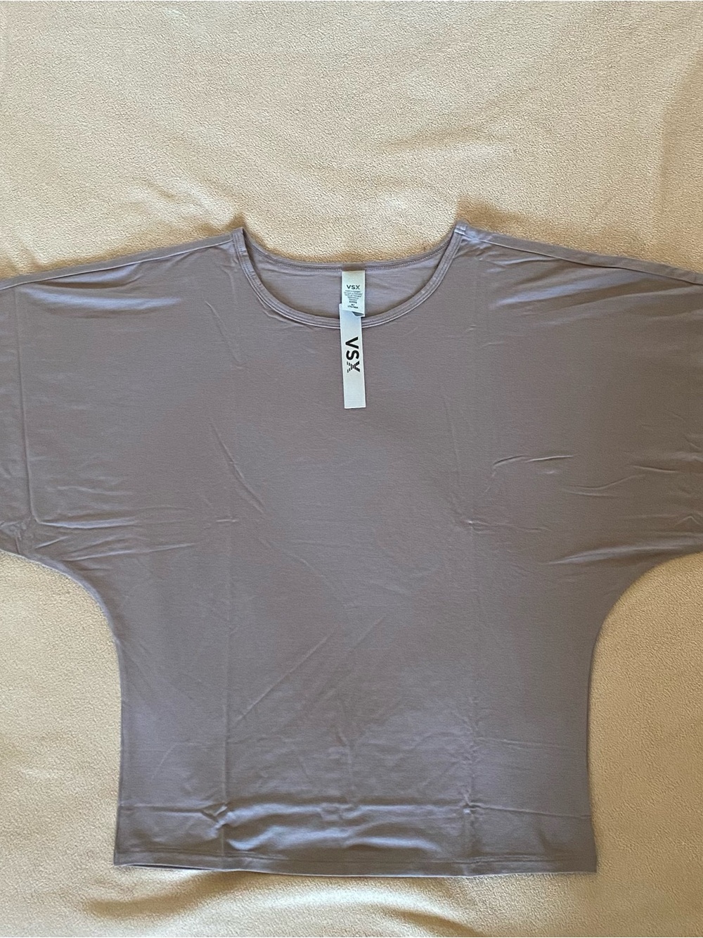 VSX Women's Short Sleeve Relaxed Tee in Mauve Gray